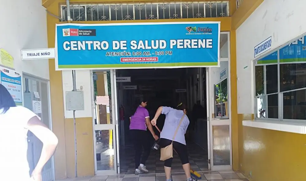 Bebé fue trasladado hacia un hospital de mayor complejidad, en La Merced. Foto: Minsa