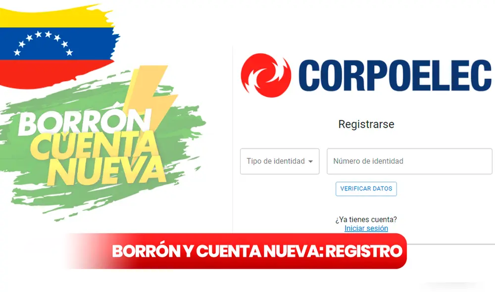 El plan de Borrón y Cuenta Nueva beneficia a miles de venezolanos con el pago de sus deudas en Corpoelec. Foto: Composición LR/ Corpoelec/ Vexels