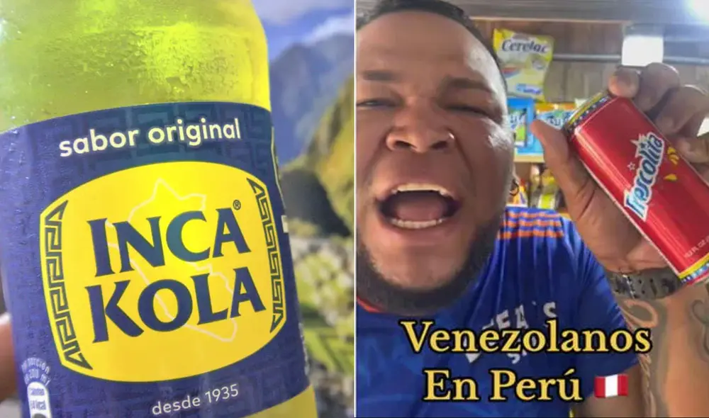 "Esta es la mejor gaseosa del mundo”, mencionó ciudadano sobre gaseosa venezolana. Foto: composición LR/piyinvalencia/TikTok
