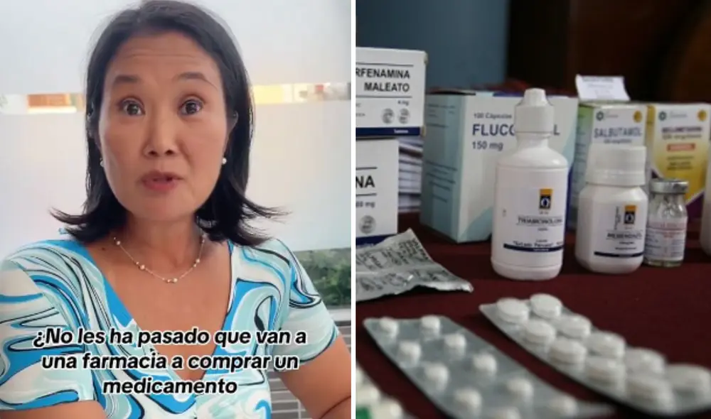 Fujimori sostuvo que altos precios de medicinas afectan la salud de los peruanos. Foto: composición LR/Keiko Fujimori/X/Gobierno del Perú Fujimori sostuvo que altos precios de medicinas afectan la salud de los peruanos. Foto: composición LR/Keiko Fujimori/X/Gobierno del Perú