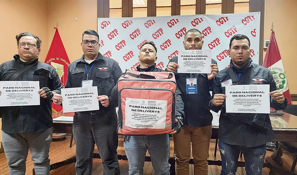 Exigencias. Motorizados cuestionan que no se les brinde un seguro y se les obligue a ir a zonas peligrosas con malos pagos. Foto: Kevin García