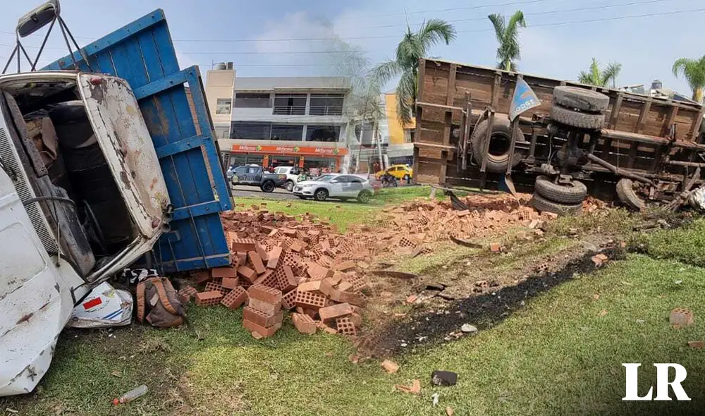 Cinco heridos se han registrado debido a este accidente. Foto: composiciónLR/Rosario Rojas/La República Cinco heridos se han registrado debido a este accidente. Foto: composiciónLR/Rosario Rojas/La República