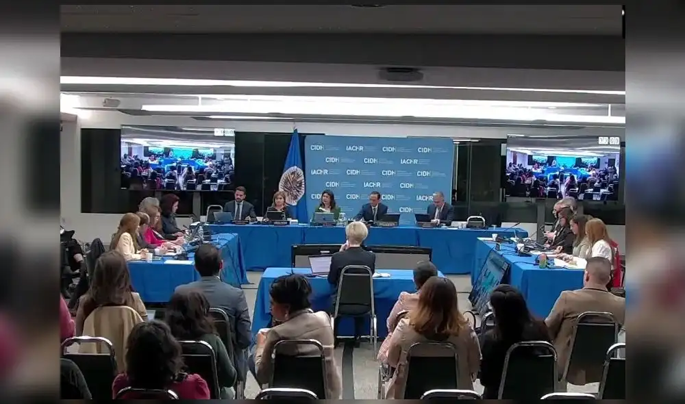Audiencia CIDH sobre riesgos del sistema de justicia de la región. Foto: Difusión