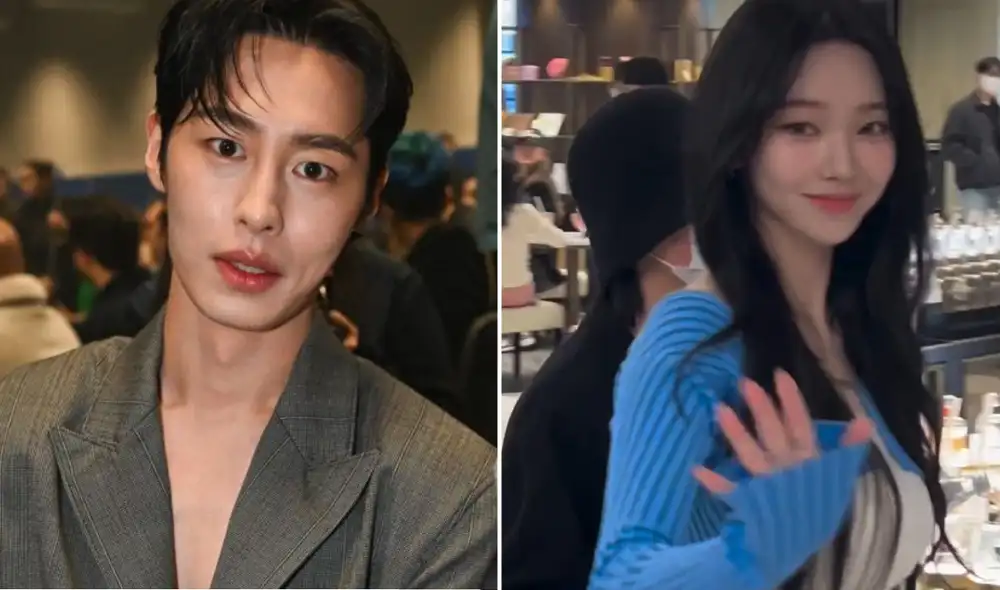 Karina de aespa y el actor Lee Jae Wook coincidieron durante el desfile de Prada en la Semana de la Moda de Milán. Foto: composición LR/X/Karina3_yuda29