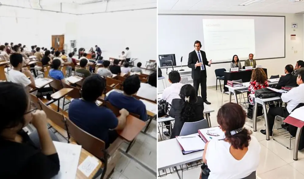 La normativa permite el uso de plataformas virtuales en educación presencial, con la condición de que no representen más del 20% del total de créditos. Foto: composición LR/El Peruano/Andina
