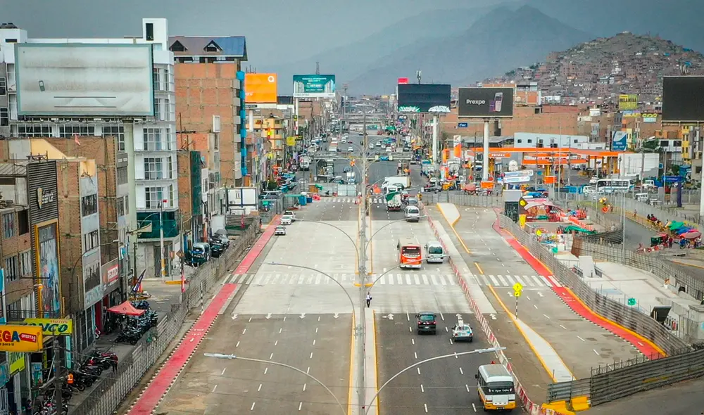 Ate Vitarte cuenta con 3 estaciones de la Línea 2 del Metro de Lima. Foto: MTC/Twitter