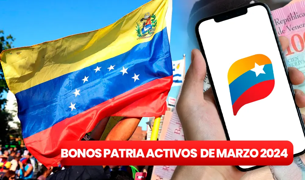 Mira los nuevos montos de los primeros bonos que se entregan en marzo 2024. Foto: composición LR/El Diario/Patria