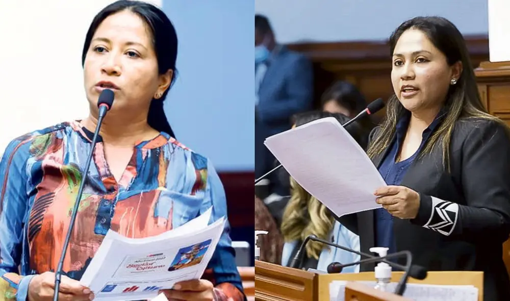 Las parlamentarias son acusadas de beneficiarse del sueldo de sus trabajadores. Foto: composición Congreso.