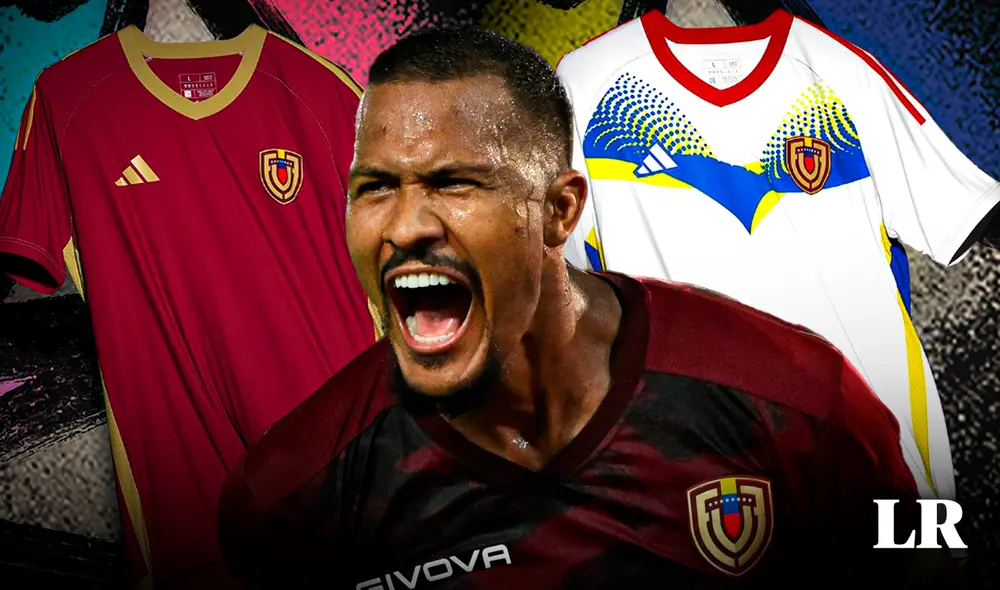 La nueva camiseta de la Vinotinto es vendida por Adidas. Foto: composición Gerson Cardoso/LR/FVF/Instagram