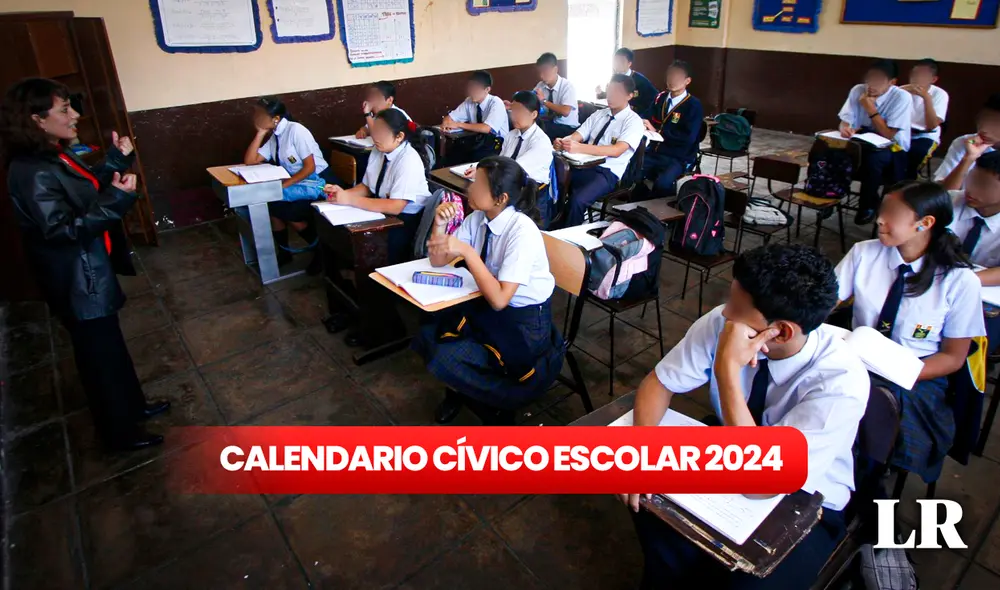 En los colegios estatales y privados, se debe tomar en cuenta el calendario cívico escolar. Foto: composición de LR/Andina En los colegios estatales y privados, se debe tomar en cuenta el calendario cívico escolar. Foto: composición de LR/Andina