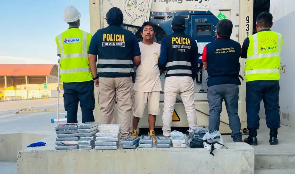 La PNP investiga a qué cartel pertenecería la droga decomisada con destino a Países Bajos. Foto: PNP