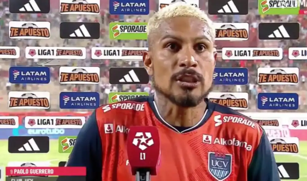 Paolo Guerrero marco su primer gol en el fútbol peruano a los 3 minutos. Foto: L1 Max.