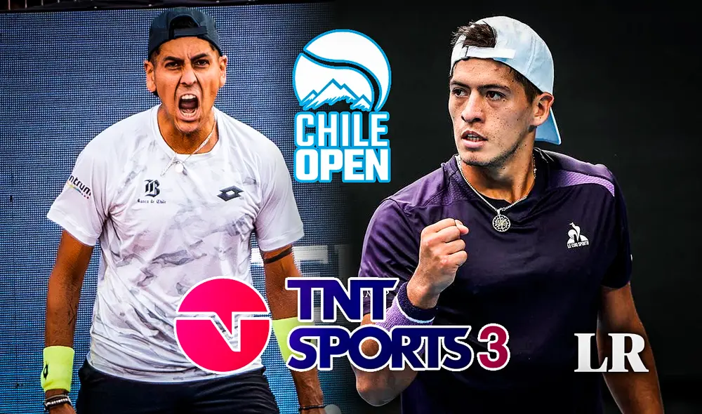 Alejandro Tabilo vs. Sebastián Báez EN VIVO juegan en el Court Central de la Universidad Católica por la final del Chile Open 2024. Foto: composición LR/ATP/Báez
