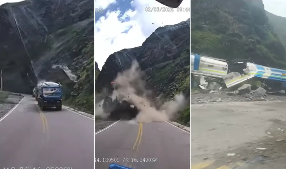 Las autoridades tuvieron que cerrar esta parte de la carretera. Foto: composiciónLR/difusión