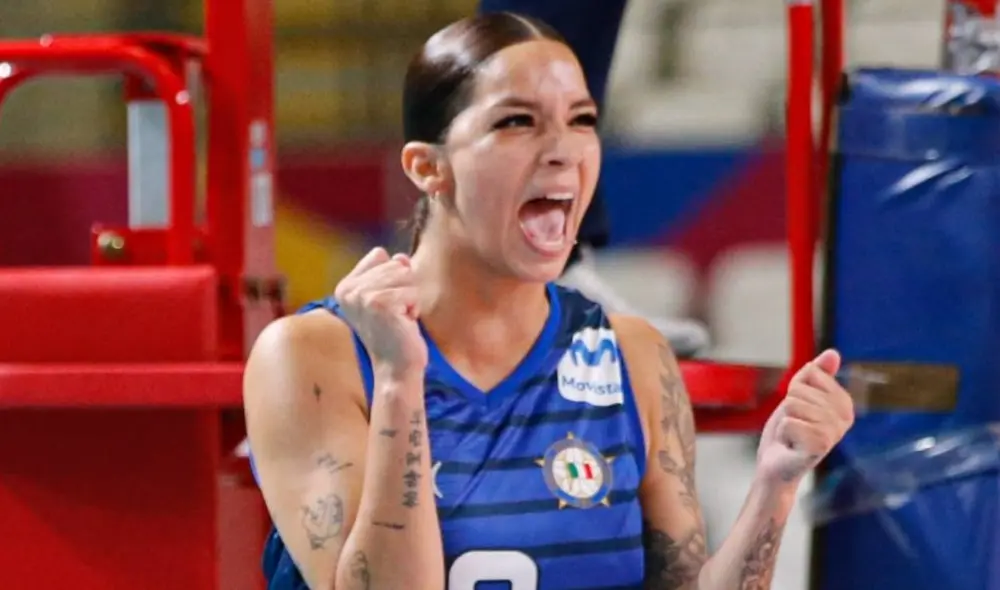 Circolo lucha por clasificar al cuadrangular final de la liga de vóley. Foto: Movistar Deportes.