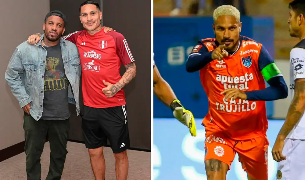 Paolo Guerrero marcó su primer gol con César Vallejo sobre los 3 minutos de juego. Foto: composición LR/Instagram @Jefferson Farfán/@UCV Paolo Guerrero marcó su primer gol con César Vallejo sobre los 3 minutos de juego. Foto: composición LR/Instagram @Jefferson Farfán/@UCV