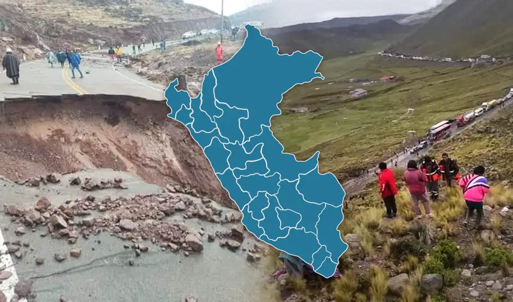 Huaico provoca bloqueo en la carretera Arequipa-Puno. Foto: composición LR/Jazmin Ceras