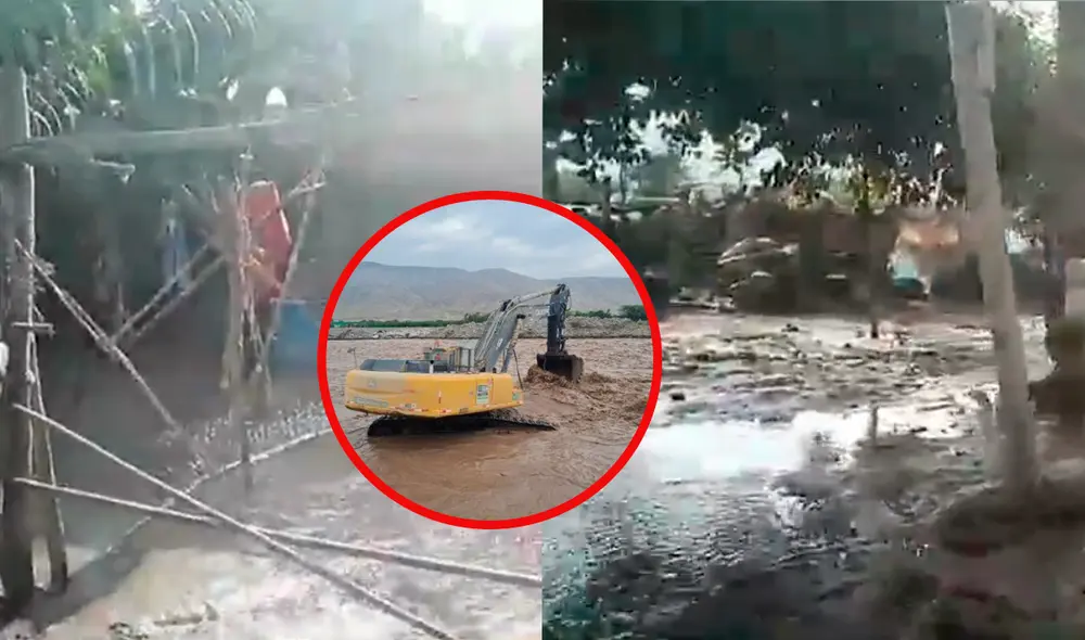 Desborde del río Matagente ubicado en la región Ica Desborde del río Matagente ubicado en la región Ica