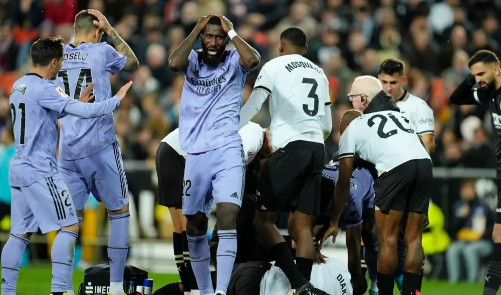 Real Madrid y Valencia igualaron 2-2 por LaLiga de España. Foto: LAPRESSE