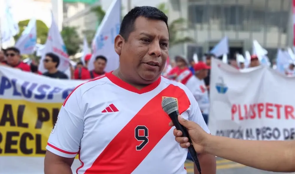 Dirigente José Huallpa lamenta que la empresa haya optado por un arbitraje potestativo. Foto: difusión Dirigente José Huallpa lamenta que la empresa haya optado por un arbitraje potestativo. Foto: difusión