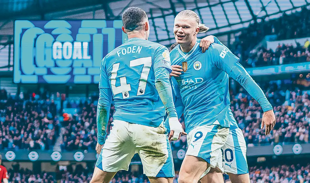 Artillero. Haaland es el máximo goleador de la presente Premier League con 18 tantos. Foto: difusión