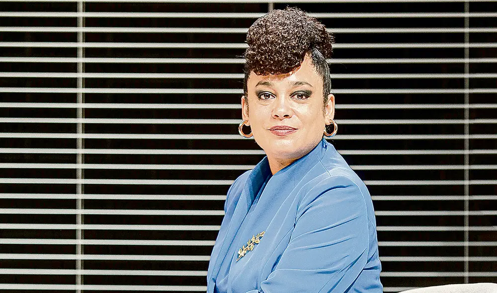 La actriz comenta sobre la obra en la que participará. Foto: John Reyes / La República La actriz comenta sobre la obra en la que participará. Foto: John Reyes / La República