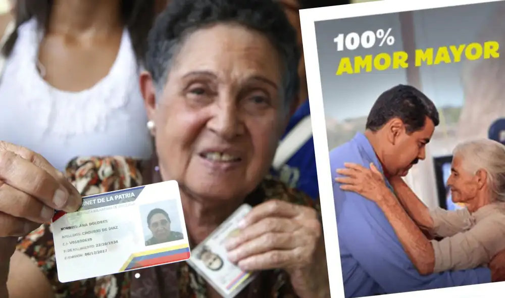 El Bono Amor Mayor se entrega a los adultos mayores que no reciben la pensión del IVSS. Foto: composición LR/AVN/Patria