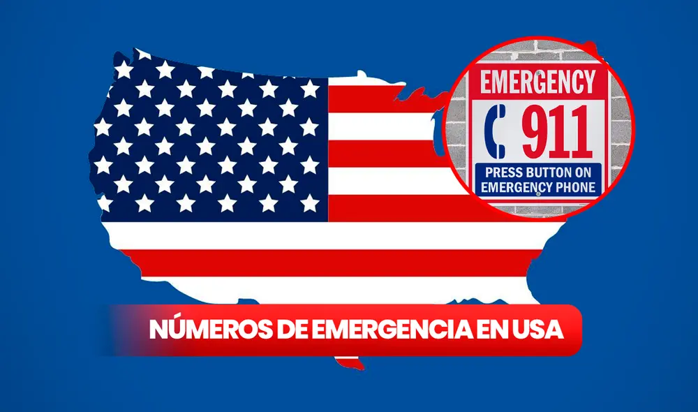 En estados Unidos, el 911 es un número de emergencia, pero ¿sabías que existen otros más para los inmigrantes? Foto: composición LR/Freepik