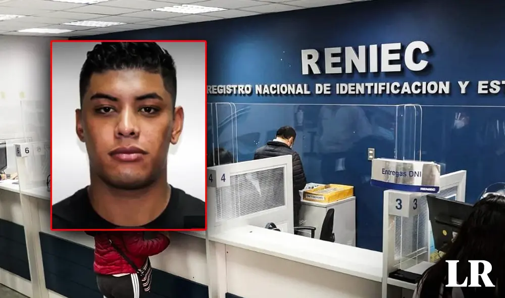 Este delincuente de nacionalidad colombiana estuvo recluido en el penal de Lurigancho. Foto: composiciónLR/Fabrizio Oviedo/La República/Reniec
