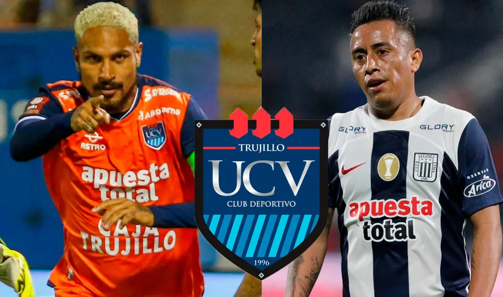 Paolo Guerrero tiene un gol en César Vallejo. Foto: composición GLR/UCV.