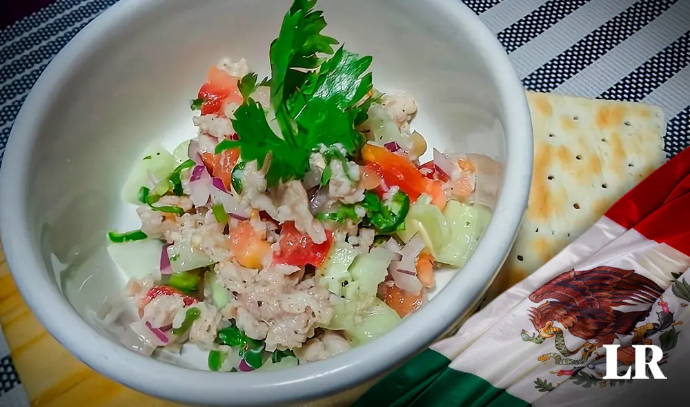 El ceviche de sierra de México tiene un puntaje de 4,5 estrellas en Taste Atlas. Foto: composición LR - Jazmín Ceras/Taste Atlas