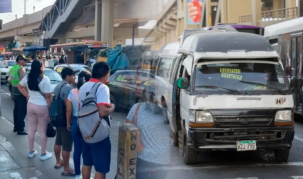 El Corredor Morado dejó de circular el lunes 4 de marzo. Foto: composición LR/Andina