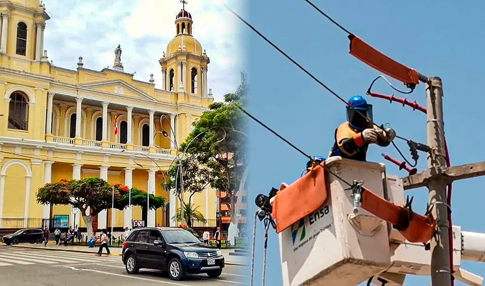 ENSA anunció que cortes de energía eléctrica afectará a varias zonas en Lambayeque y Chiclayo. Foto: composición LR/ENSA