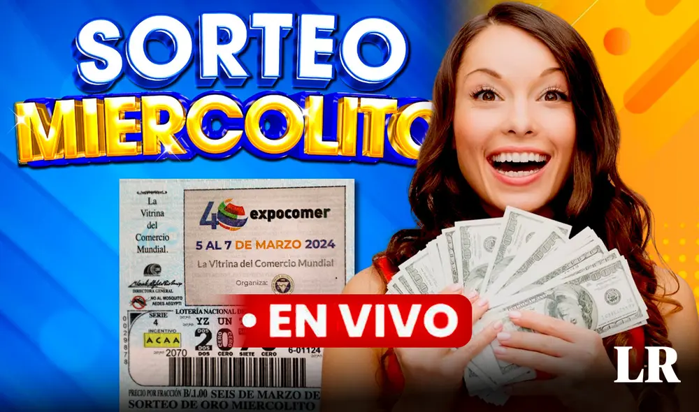 Conoce EN VIVO la Lotería Nacional de Panamá y sepa los resultados del 'Sorteo Miercolito' del 6 de marzo. Foto: Lotería Nacional de Panamá