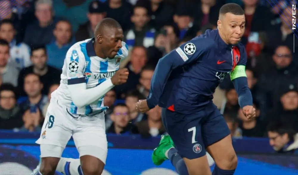 Mbappé es el goleador del PSG en la Champions League. Foto: PSG. Mbappé es el goleador del PSG en la Champions League. Foto: PSG.