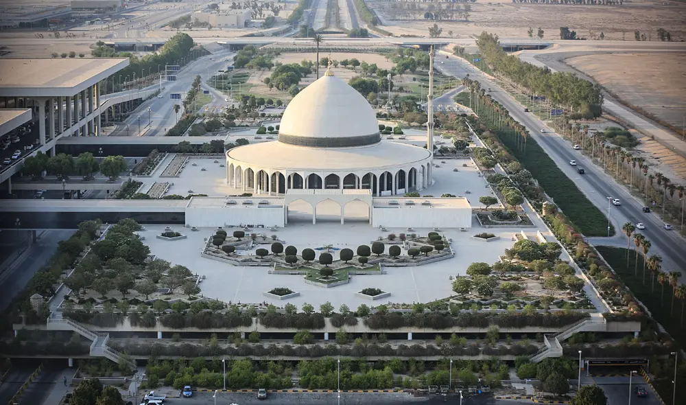 El Aeropuerto Internacional Rey Fahd tiene una superficie de 776 kilómetros cuadrados, lo que lo convierte en el más extenso del mundo. Foto: Changi Airports International El Aeropuerto Internacional Rey Fahd tiene una superficie de 776 kilómetros cuadrados, lo que lo convierte en el más extenso del mundo. Foto: Changi Airports International