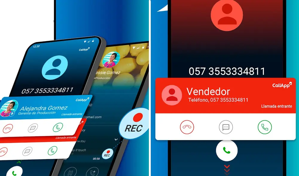 También podrás grabar las llamadas que tengas. Foto: composición LR/CallApp