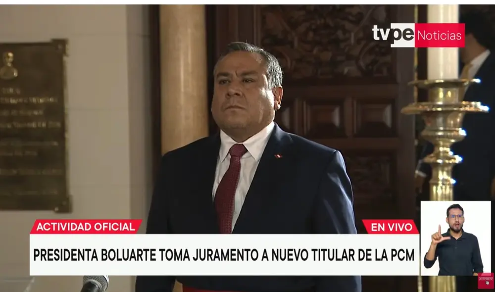 Gustavo Adrianzen es el nuevo presidente del Consejo de Ministros