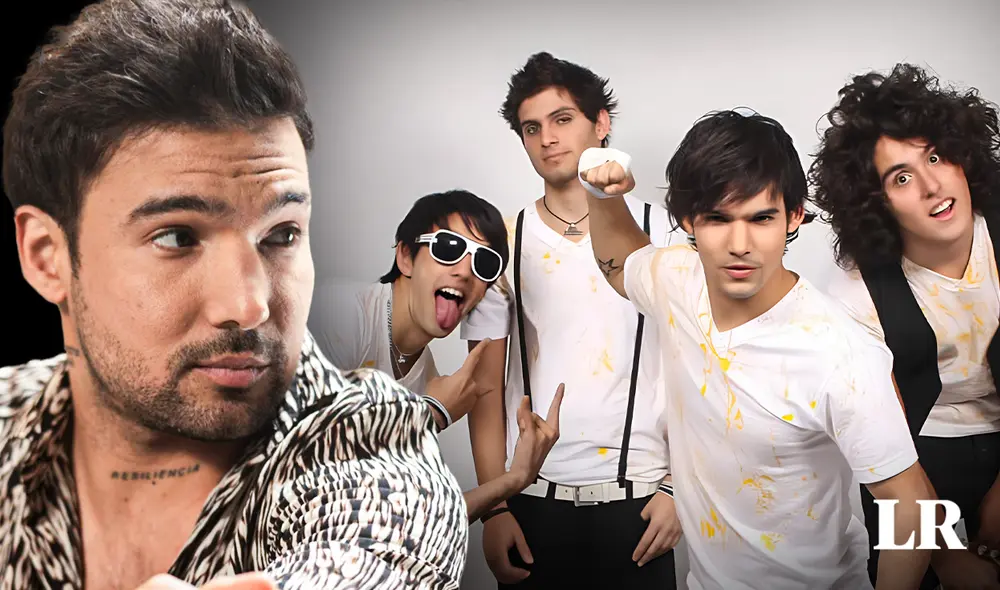 Ezio Oliva, Nicholas Cáceres, Renzo Bravo y Diego Ubierna conformaron Ádammo. Foto: composición Jazmín Cesar-LR/Instagram de Ezio Oliva/difusión