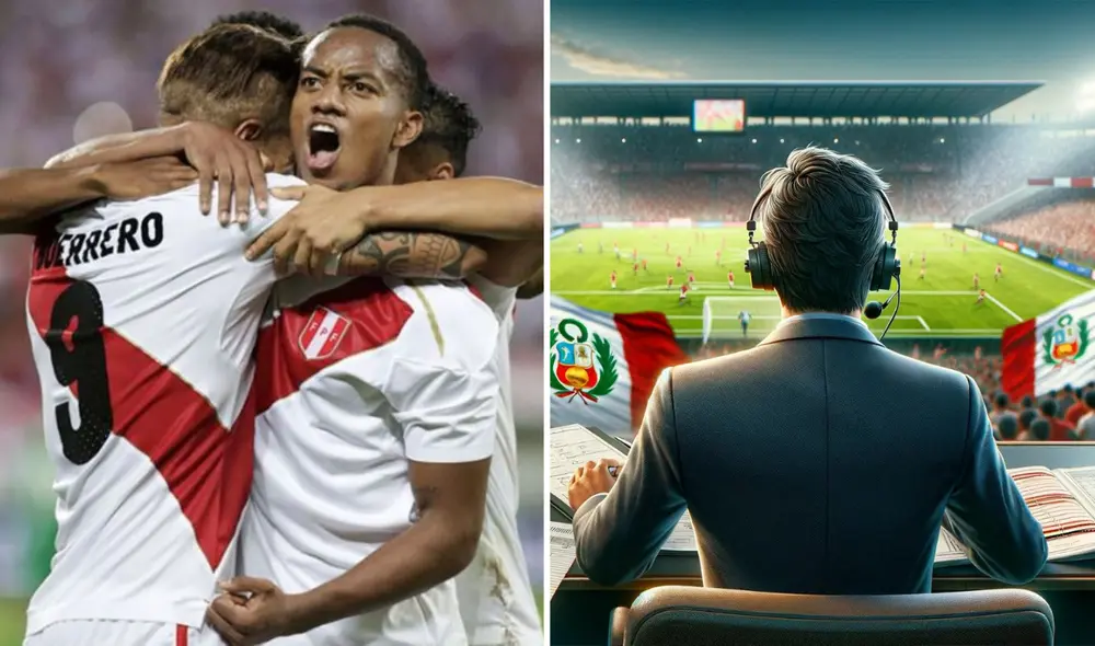 Al igual que Perú, otro país de Sudamérica posee comentaristas de fútbol poco apasionados. Foto: composición LR/El Peruano/ChatGPT Al igual que Perú, otro país de Sudamérica posee comentaristas de fútbol poco apasionados. Foto: composición LR/El Peruano/ChatGPT