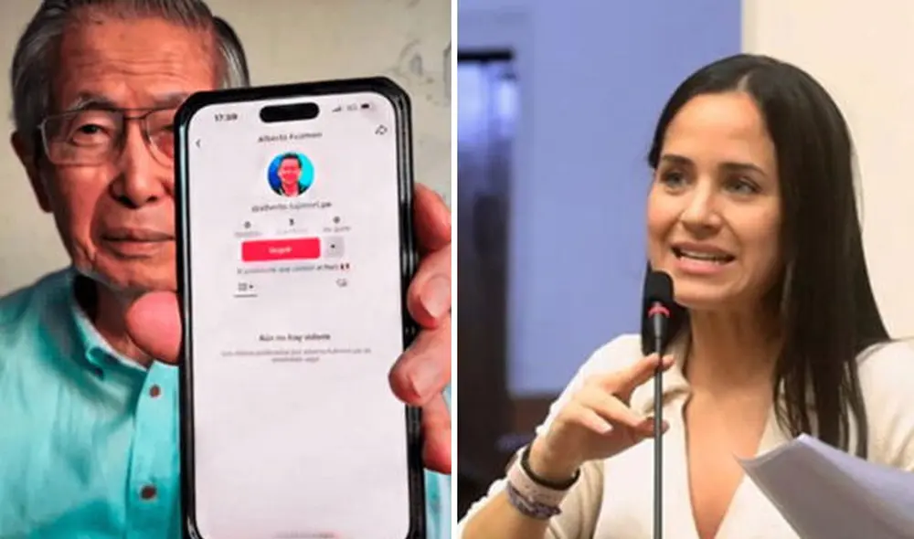 Fujimori se dirigió a sus seguidores a través de la red social. Foto: composición LR/Alberto Fujimori/TikTok/Congreso Fujimori se dirigió a sus seguidores a través de la red social. Foto: composición LR/Alberto Fujimori/TikTok/Congreso