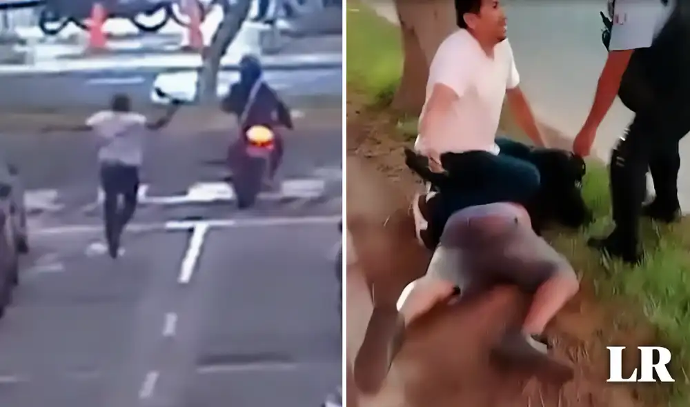 Taxista logra capturar a sujeto que asaltó a su pasajera en el distrito de Pueblo Libre. Foto: Composición LR/LatinaNoticias