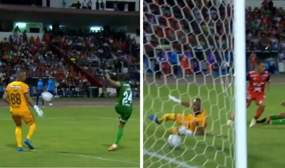Paolo Guerrero fue el primero en abrazar a Jairo Vélez tras su gol. Foto: composición de LR/captura de ESPN 2