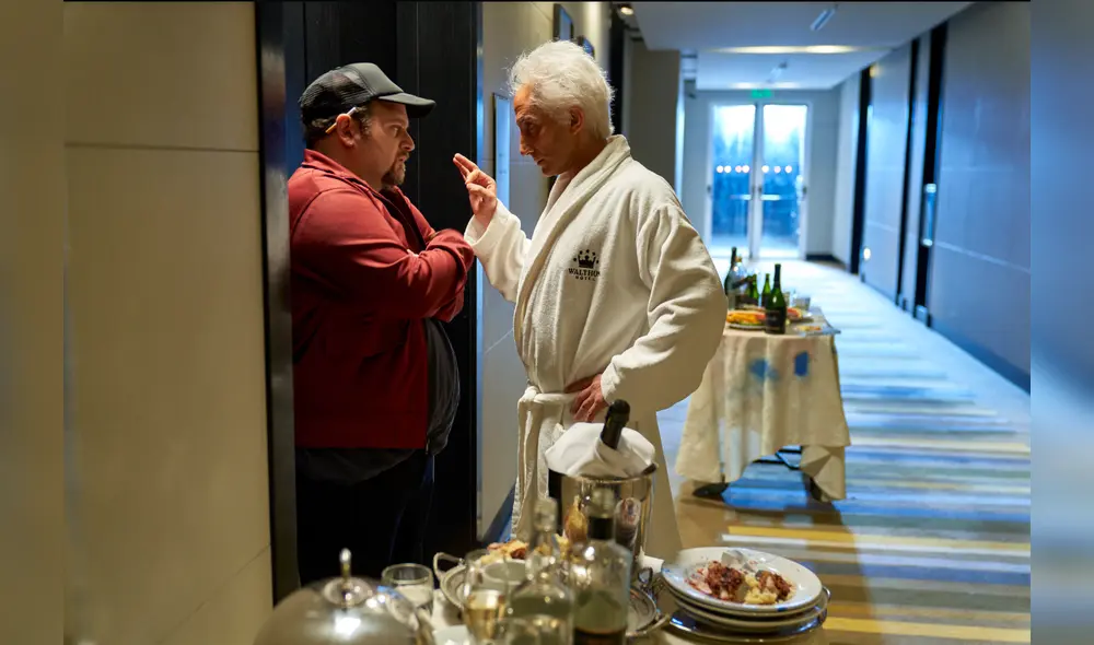 Escena de "Coppola, el representante", comedia dramática que se estrena con todos sus episodios el 15 de marzo. Foto: Difusión