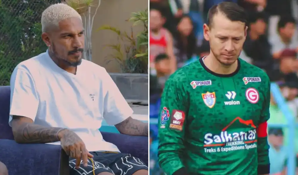 Paolo Guerrero lleva un gol con la UCV en 2 partidos jugados. Foto: composición LR/captura de JF10 TV/Club Deportivo Garcilaso