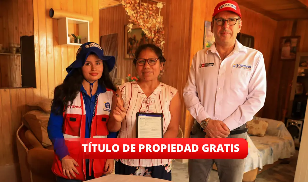 Cofopri también solicita algunos requisitos, como el DNI, para la aprobación del título de propiedad. Foto: Cofopri