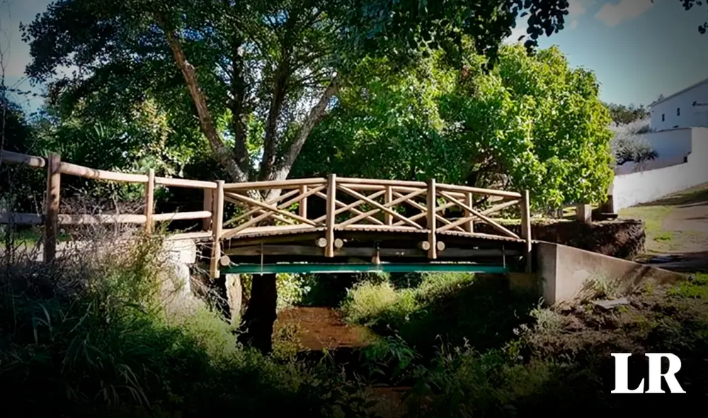 Este puente mide apenas 3,2 metros y un ancho de 1,45 metros. Foto: composición LR/Milenio
