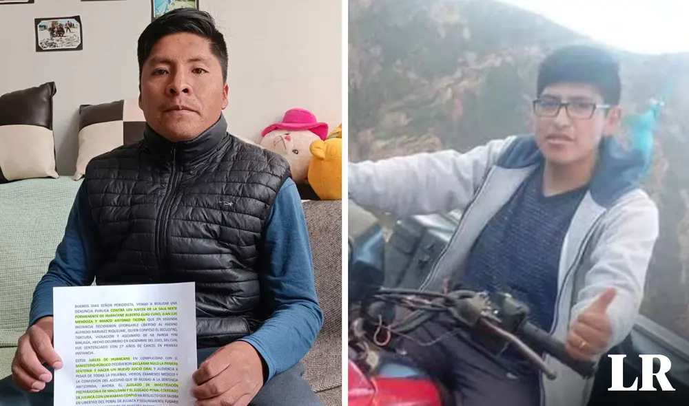 Edén Edson Mollocondo cuestiona liberación de Temis Narváez (a la derecha). Foto: composición LR/Liubomir Fernández