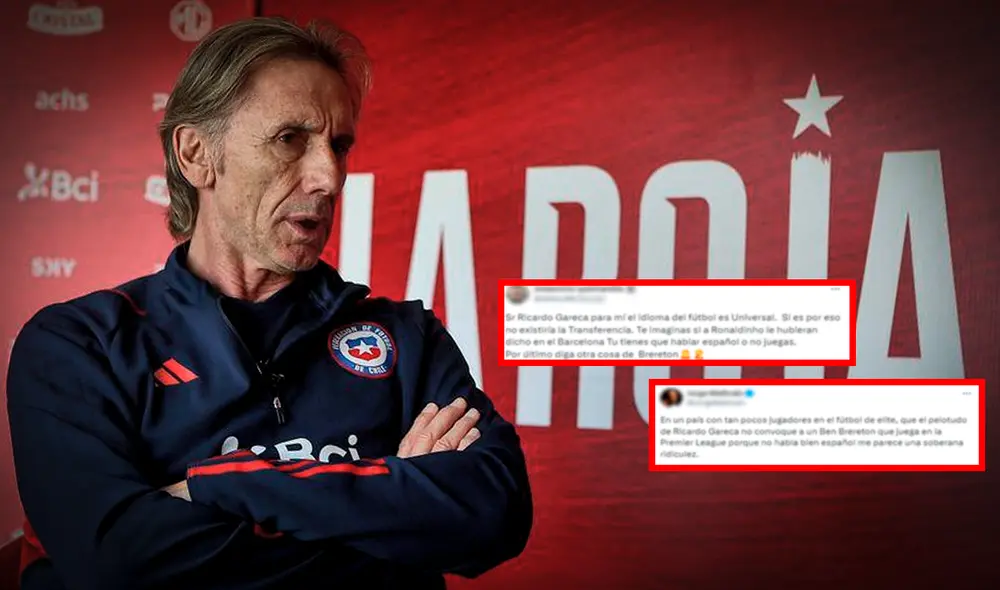 Ricardo Gareca afronta su segunda experiencia al mando de una selección. Foto: composición LR/La Tercera/Twitter