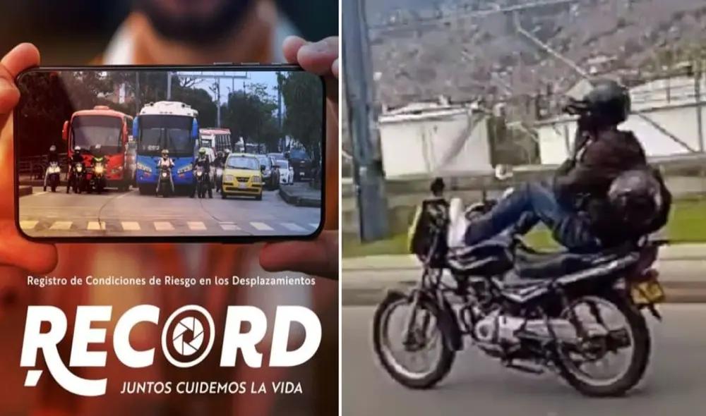 La denuncias por 'Record' se realizarán a través de la web oficial del Ministerio de Transporte. Foto: Composición LR/Ministerio de Transito/Twitter Denuncias Antioquia